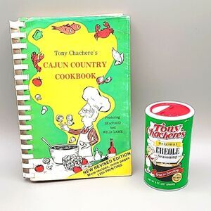 Tony's Chachere's Cajun Country Cookbook & Tony's Original Creole Season…